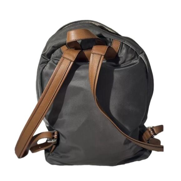 Michael Kors Women's Jet Set Black Large Nylon Backpack - Picture 2 of 4